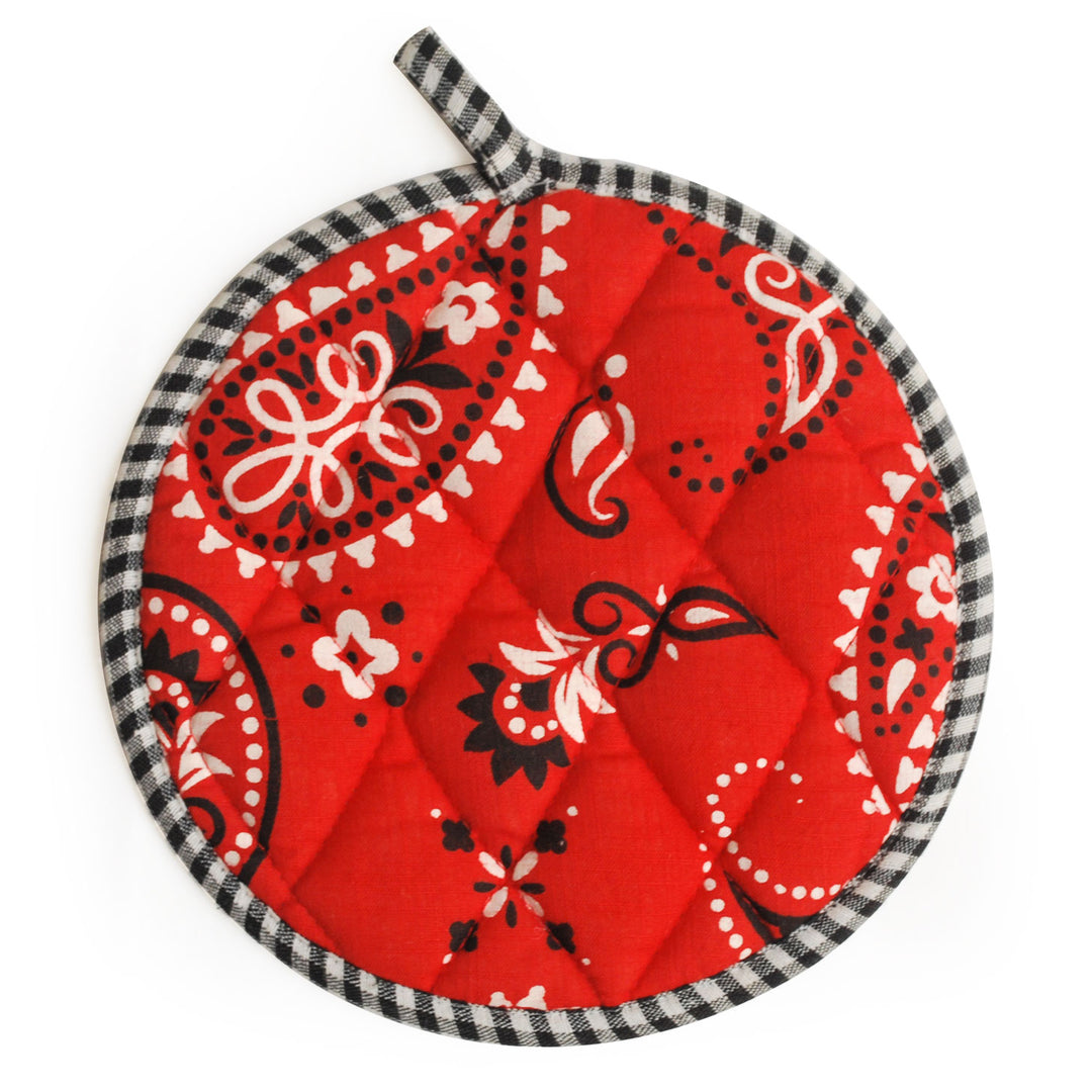 Valentina Pot Holder and Oven Mitt