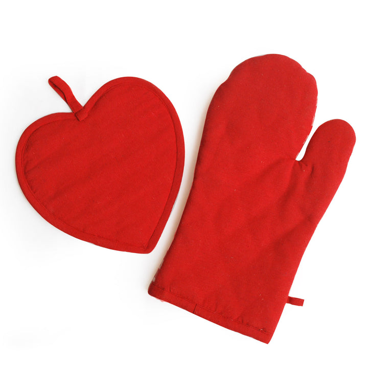 Valentina Pot Holder and Oven Mitt