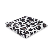 Black Leopard Baby Blanket