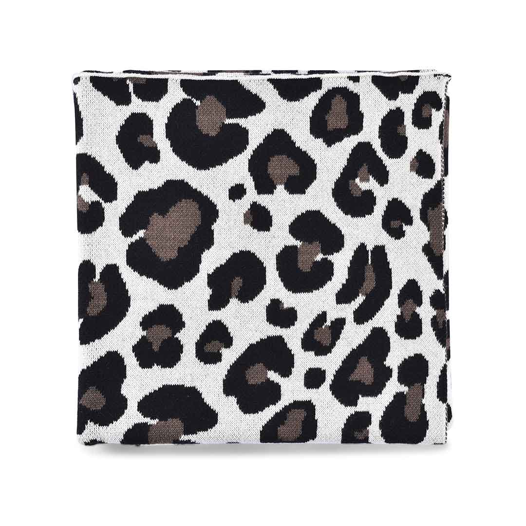 Black Leopard Baby Blanket