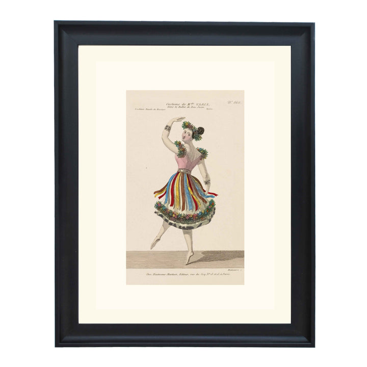 Costume de Melle Varin,  dans le Ballet de don Juan Art print