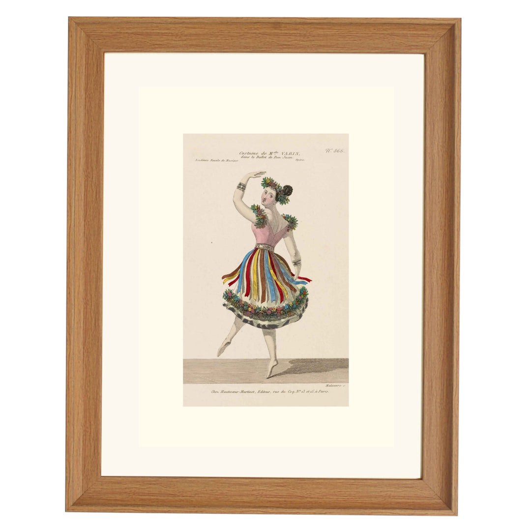 Costume de Melle Varin,  dans le Ballet de don Juan Art print