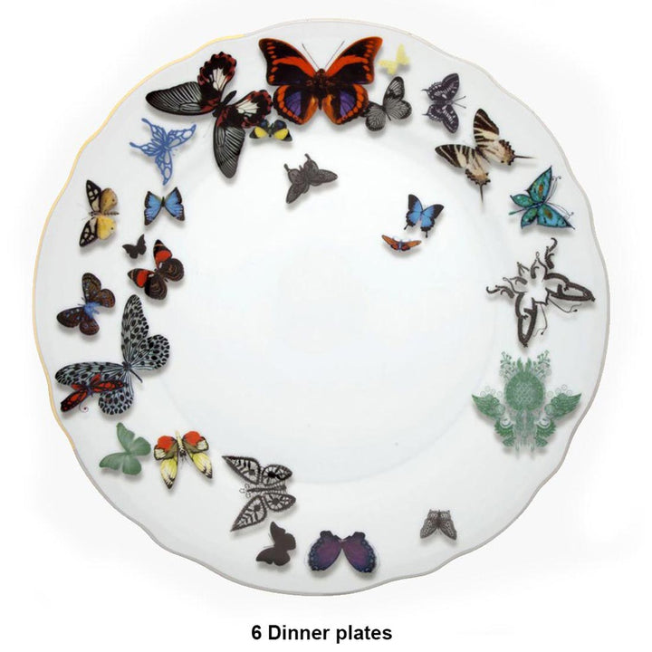 Butterfly Parade 25-Piece Dinner Set