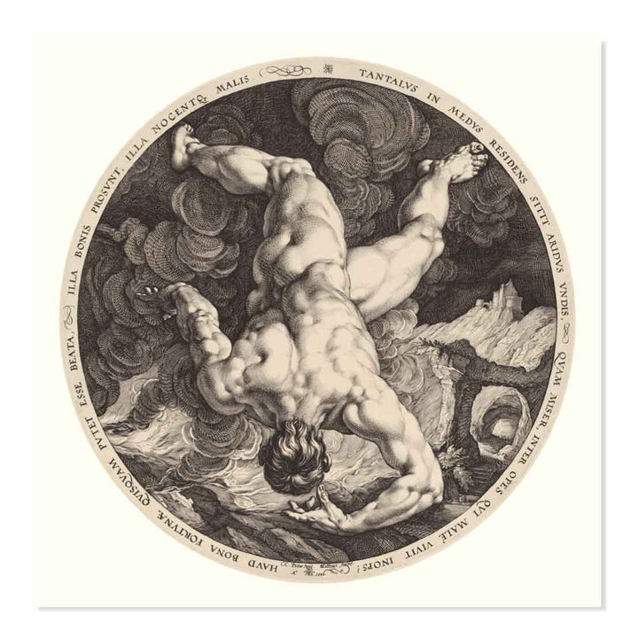 Tantalus by Goltzius art print