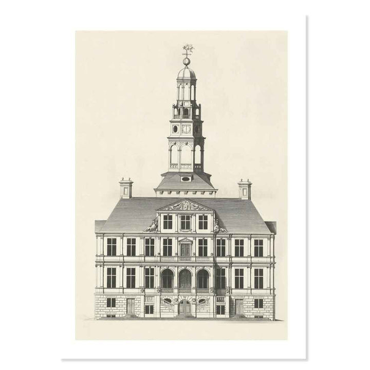 Maastricht City Hall by Jan Matthysz ART PRINT