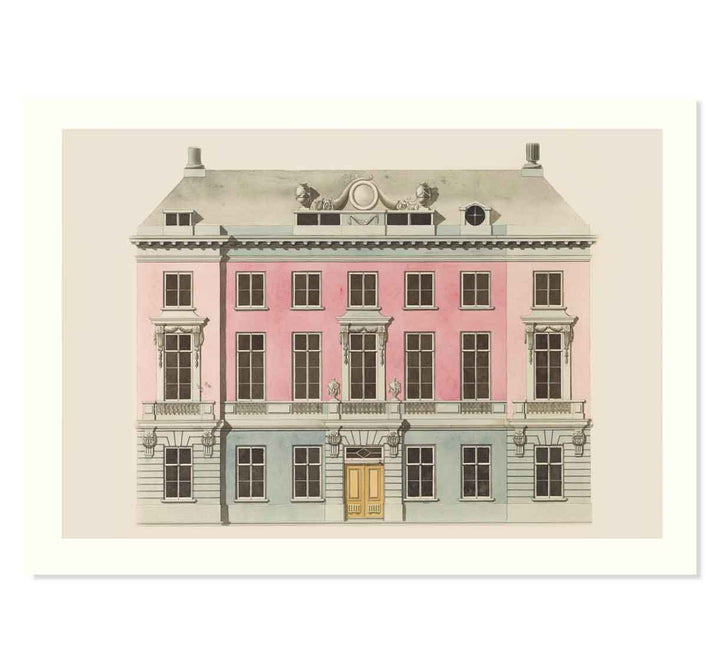 A Classical House by C. Taselaar ART PRINT