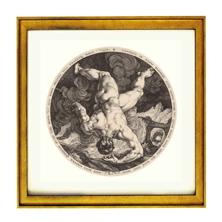 Tantalus by Goltzius art print