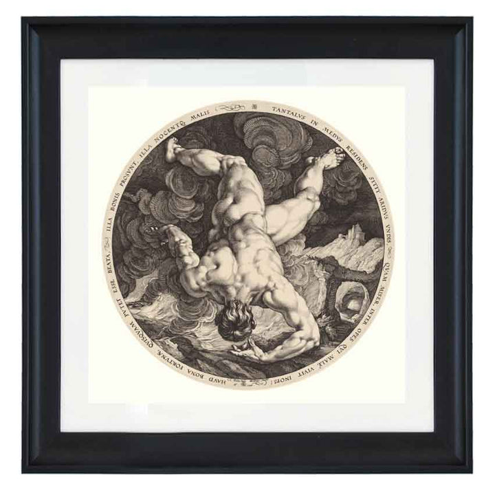 Tantalus by Goltzius art print