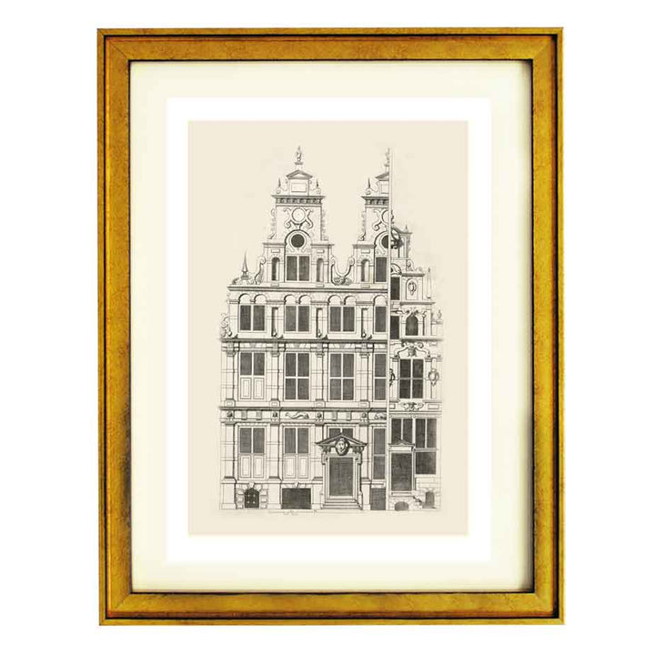 Architectural Drawing by Hendrick de Keyser ART PRINT