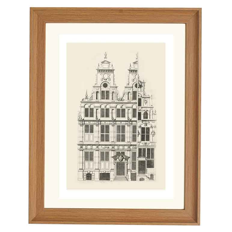 Architectural Drawing by Hendrick de Keyser ART PRINT