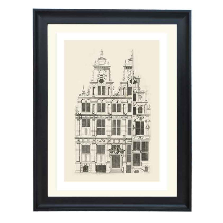 Architectural Drawing by Hendrick de Keyser ART PRINT