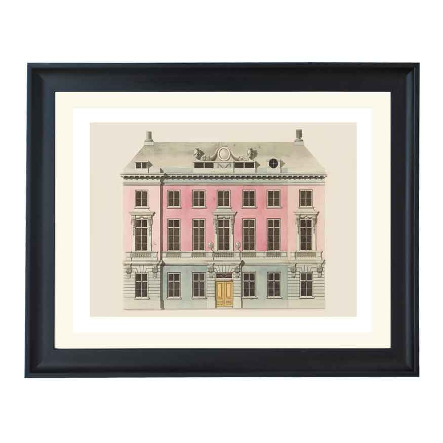 A Classical House by C. Taselaar ART PRINT