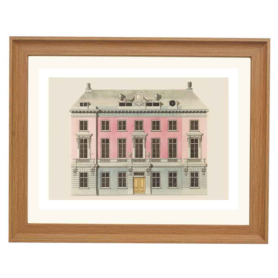 A Classical House by C. Taselaar ART PRINT