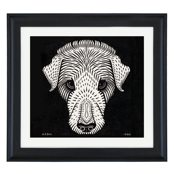 The Dog's head By Julie De Graag ART PRINT