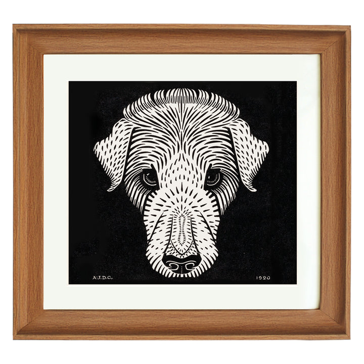 The Dog's head By Julie De Graag ART PRINT