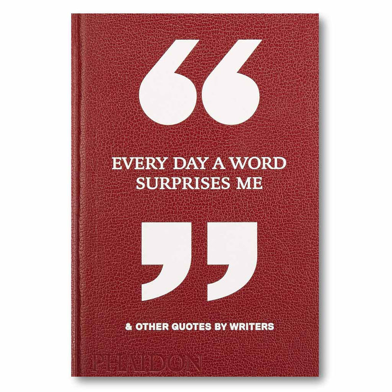 EVERY DAY A WORD SURPRISES ME & OTHER QUOTES BY WRITERS BOOK