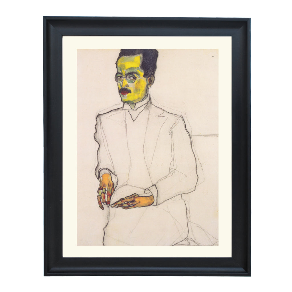 Portrait of a Gentleman - Egon Schiele art print