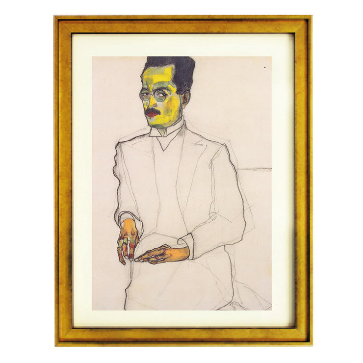 Portrait of a Gentleman - Egon Schiele art print