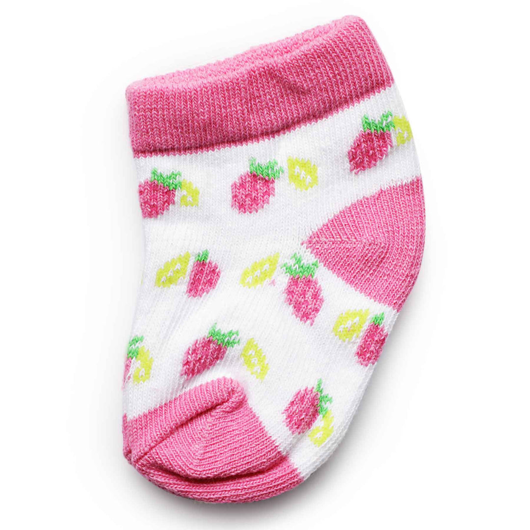 Baby Socks | 6-12 months | Pink Fruity (Pack of 6)