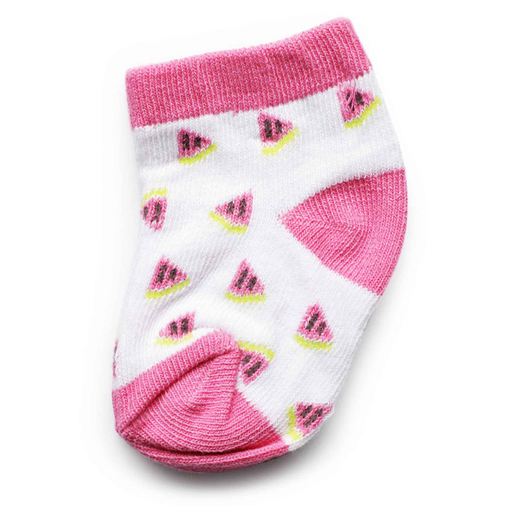 Baby Socks | 6-12 months | Pink Fruity (Pack of 6)