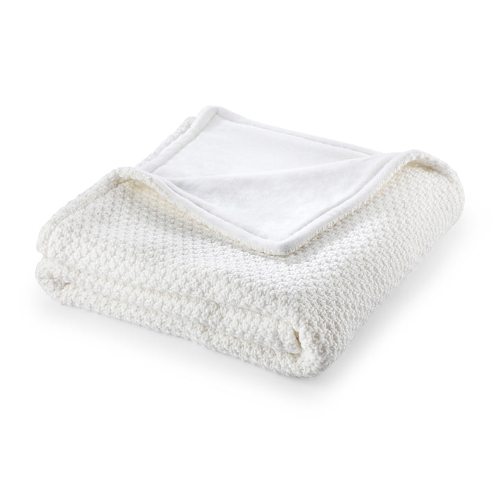 Organic Cotton Winter Blanket | Chunky Knitted