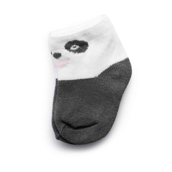 Baby Socks | 0-6 months | Black Patterned (Pack of 6)