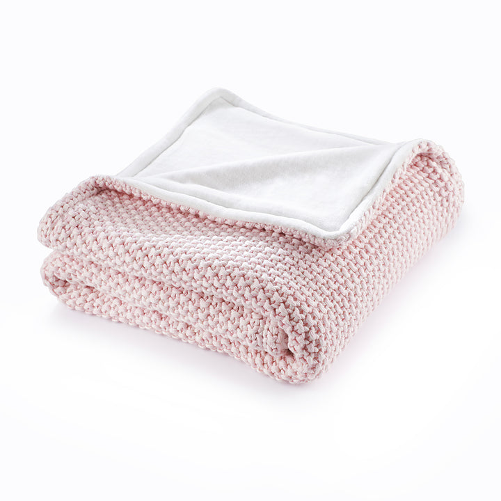 Organic Cotton Winter Blanket | Moss Knitted