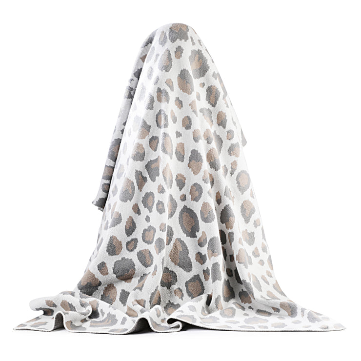 Organic Cotton Winter Blanket | Panther Patterned