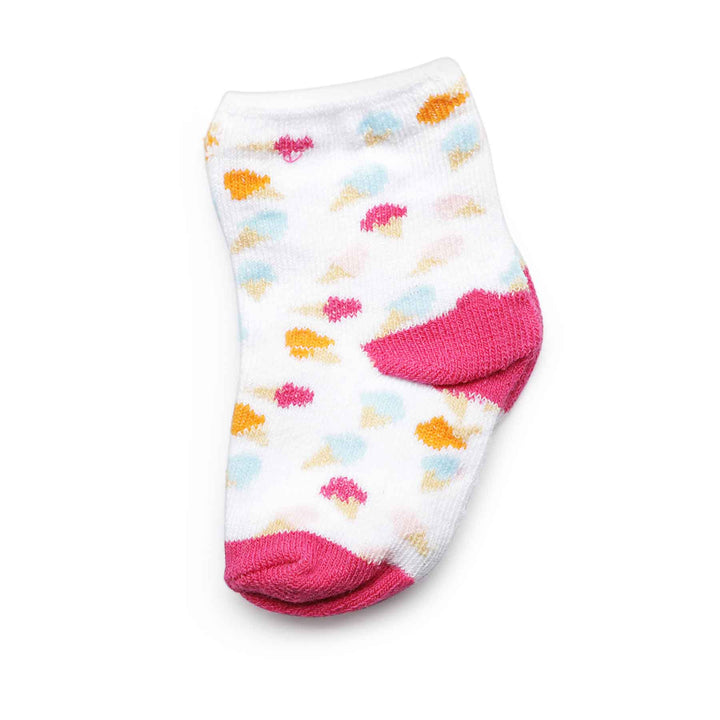 Baby Socks | 6-12 months | Pink Patterned (Pack of 6)