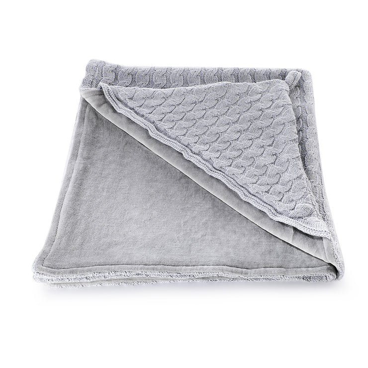 Baby Bath Cape | Cable Knitted