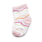 Baby Socks | 6-12 months | Pink Patterned (Pack of 6)