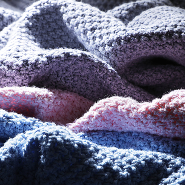 Organic Cotton Winter Blanket | Chunky Knitted