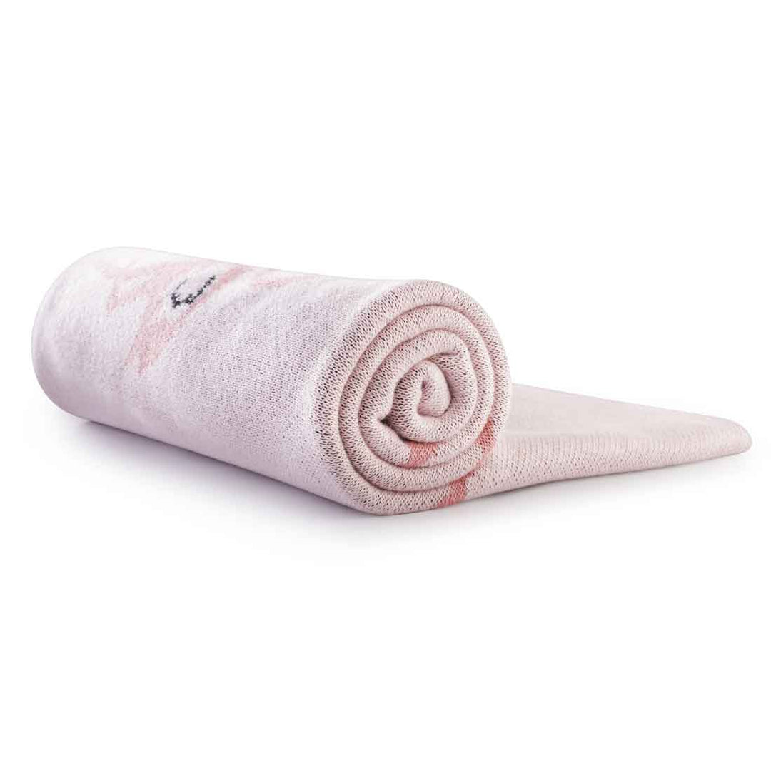 Flamingo Baby Blanket - Pink