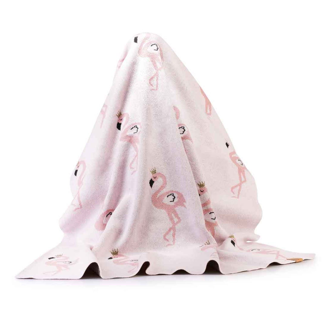 Flamingo Baby Blanket - Pink