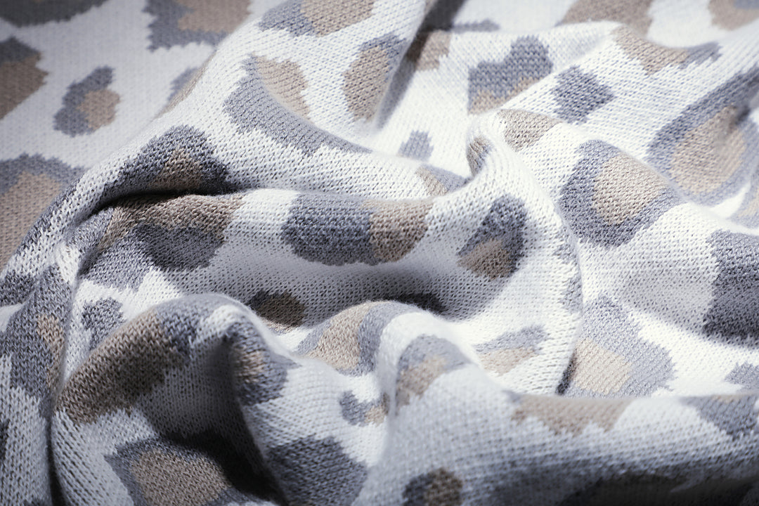 Organic Cotton Winter Blanket | Panther Patterned