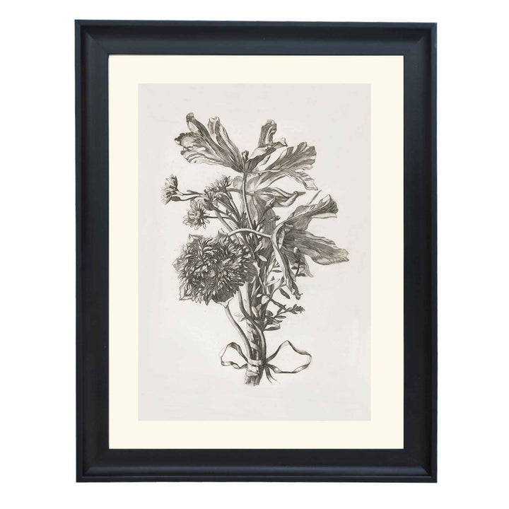 Bouquet with dead tulips by Jacques Bailly ART PRINT