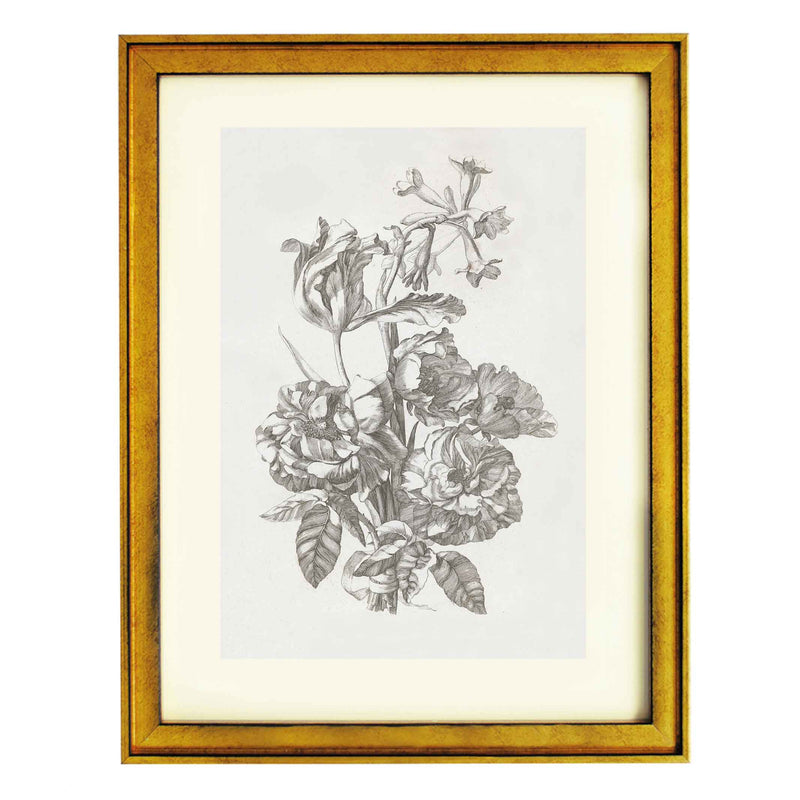 Bouquet of peonies by Jacques Bailly ART PRINT