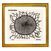 November Sunflower By Julie De Graag ART PRINT