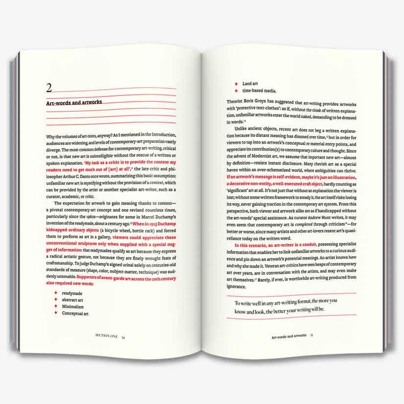 How to Write About Contemporary Art Book