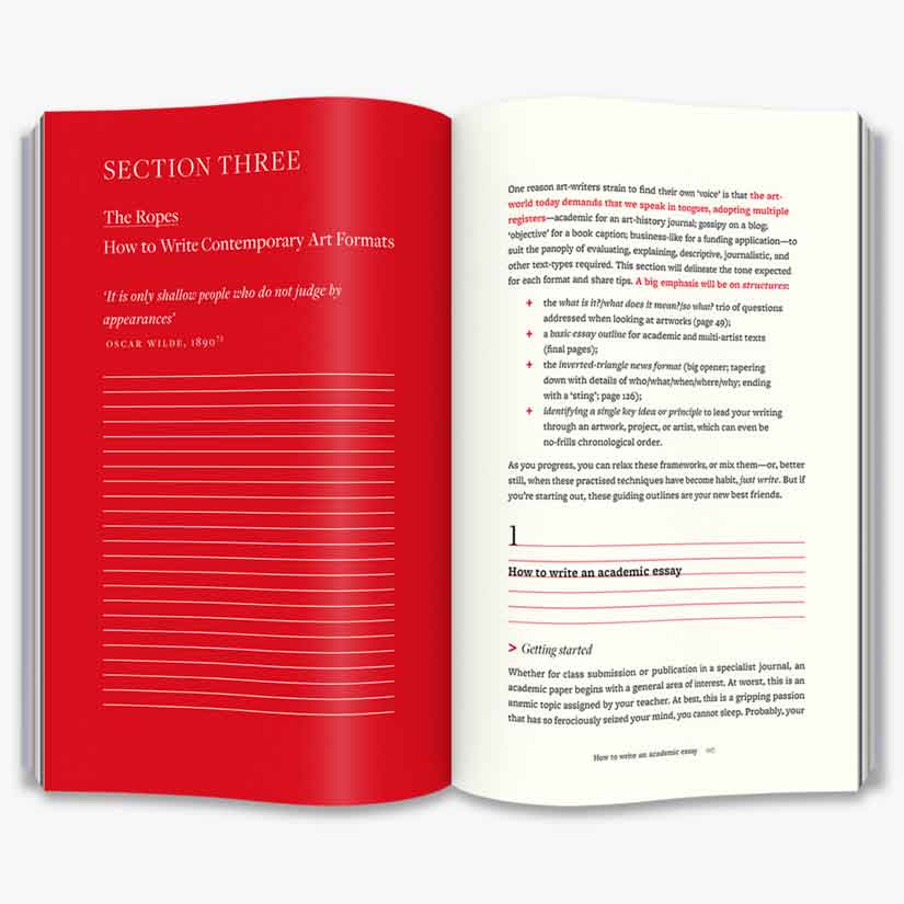How to Write About Contemporary Art Book