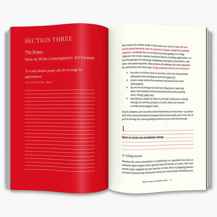 How to Write About Contemporary Art Book