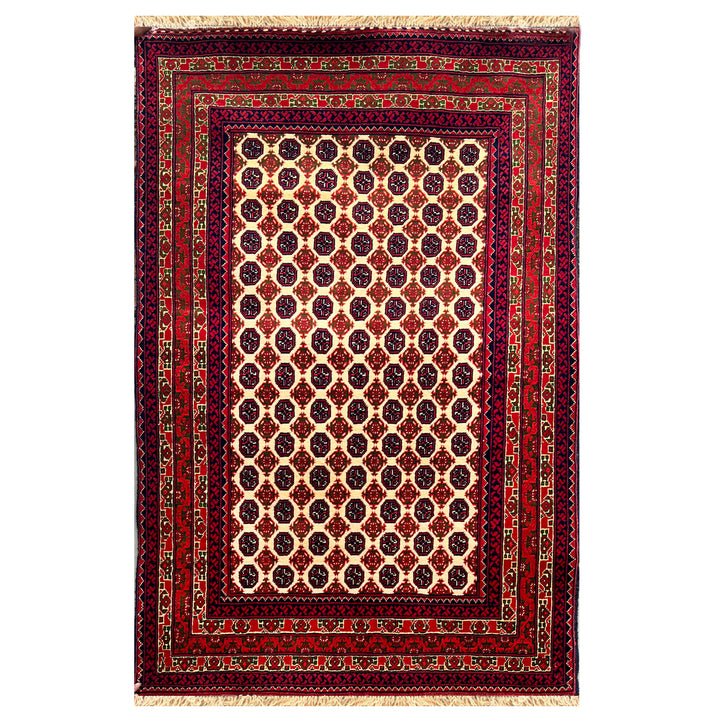 Rukiye Khoja Rashnai One-OF-A-Kind-Afghan RUG