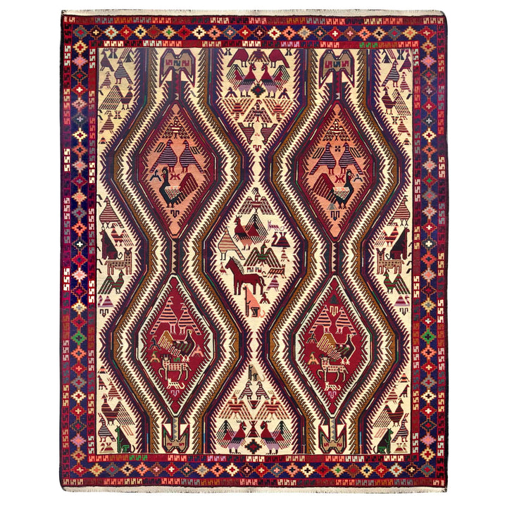 Jehanzaib One-OF-A-Kind-Afghan RUG