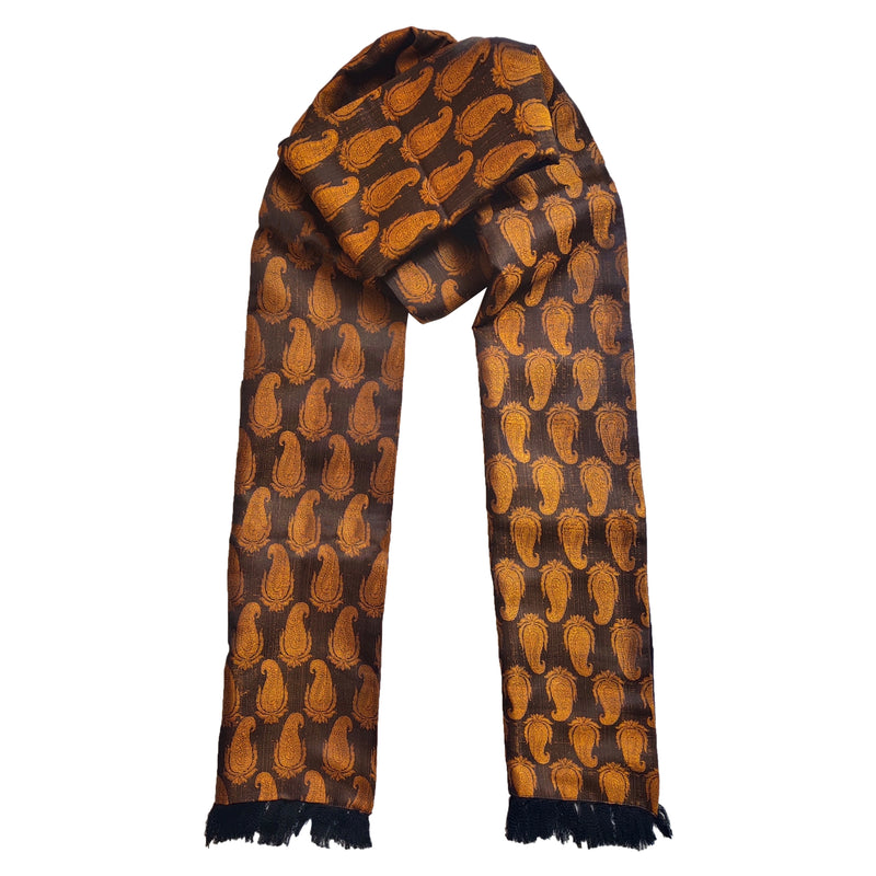 Levi Orange & Grey Scarf