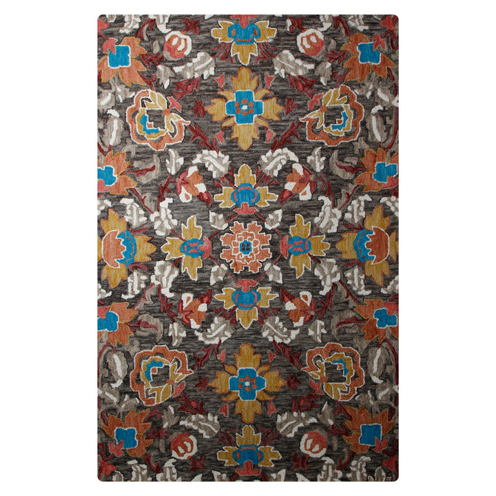 CAMEL MULTICOLOR SUZANI HAND TUFTED CARPET