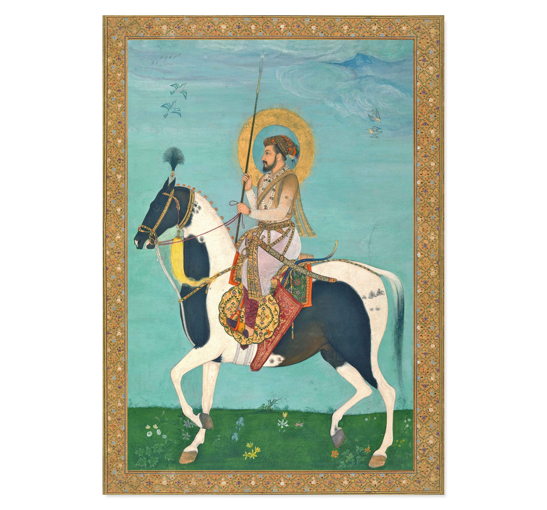 Shah Jahan on Horseback Art Print