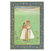 Shah Shuja with a Beloved Art Print