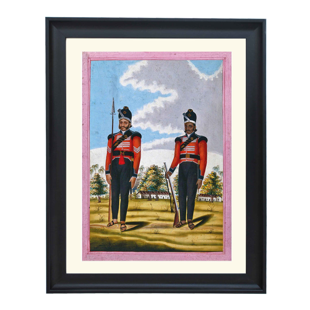 Two Sepoys art print