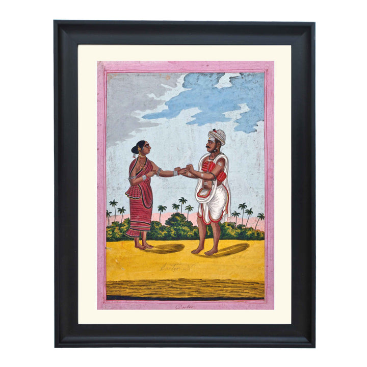 Indian doctor art print