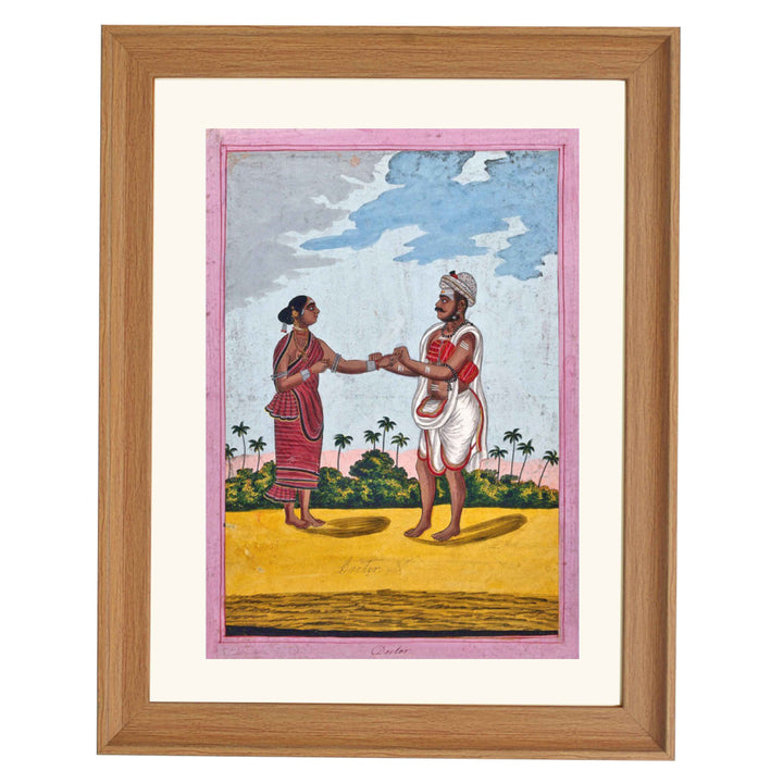 Indian doctor art print